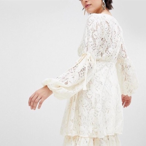 Free People Dresses & Skirts - EUC Free People Boho Peasant Layered Lace Dress XS